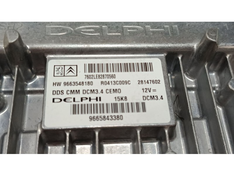 Recambio de centralita motor uce para citroën c5 ii (rc_) 2.0 hdi (rcrhrh) referencia OEM IAM 9663548180 9665843380 