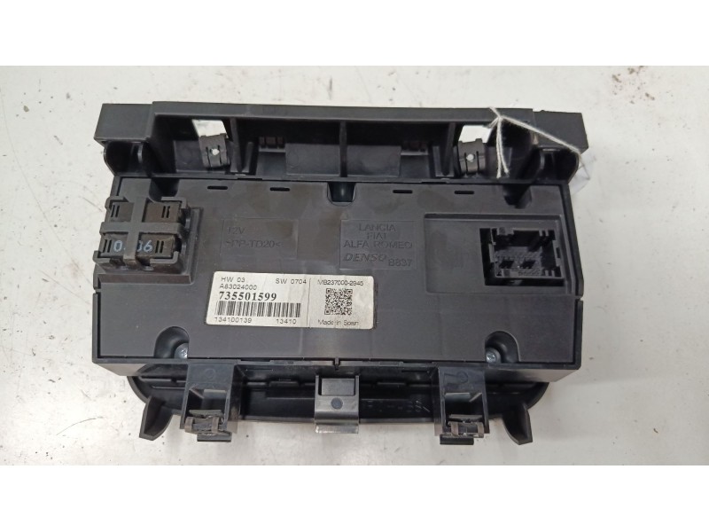 Recambio de mando climatizador para fiat punto (199_) 1.4 natural power referencia OEM IAM 735501599  