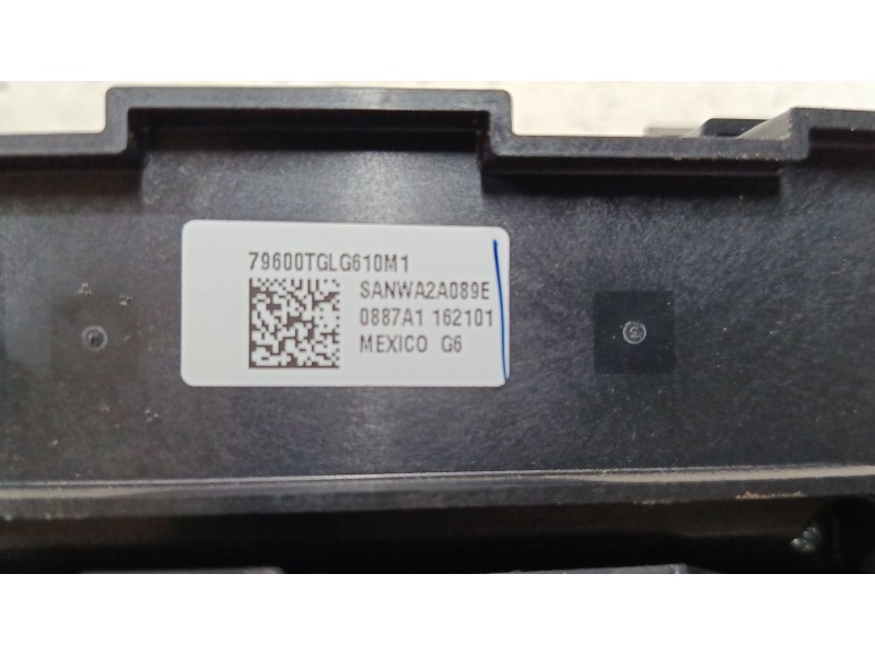 Recambio de mando climatizador para honda civic x hatchback (fc_, fk_) 1.0 vtec referencia OEM IAM 79600TGLG610M1  