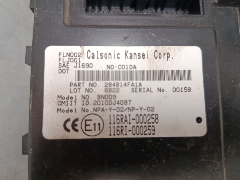 Recambio de modulo confort para nissan nv200 furgoneta e-nv (me0n) referencia OEM IAM 284B14FA1A  