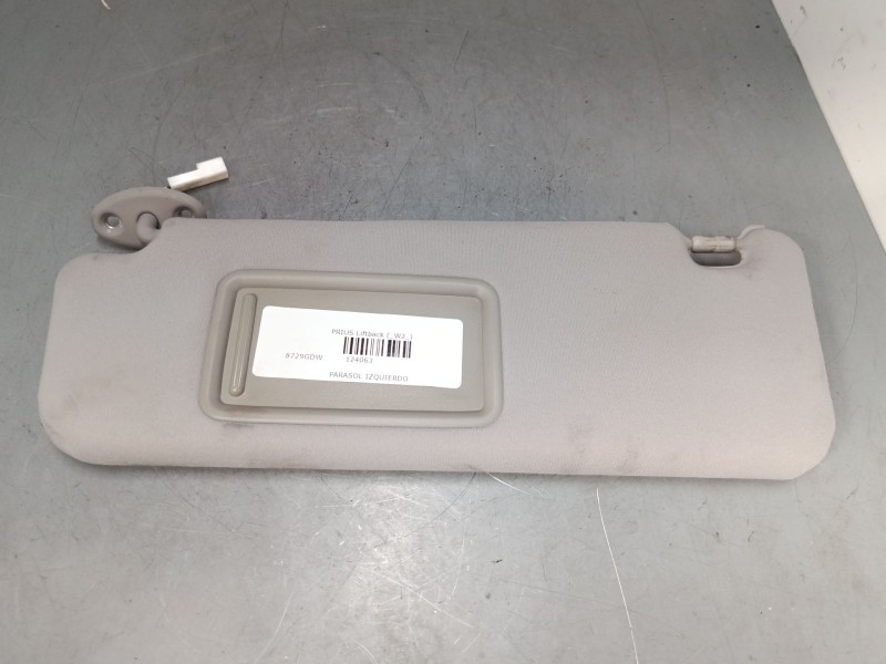 Recambio de parasol izquierdo para toyota prius liftback (_w2_) 1.5 hybrid (nhw20_) referencia OEM IAM 7432047123B4  