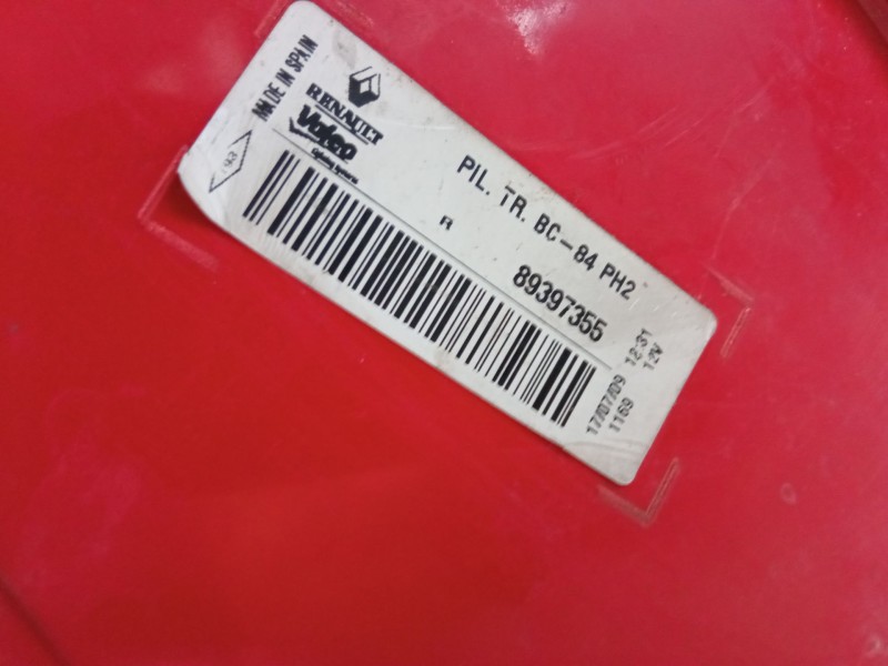 Recambio de piloto trasero derecho para renault megane ii (bm0/1_, cm0/1_) 1.6 16v referencia OEM IAM 89397355  