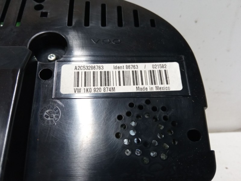 Recambio de cuadro instrumentos para volkswagen golf v variant (1k5) 1.9 tdi referencia OEM IAM 1K0920874M  