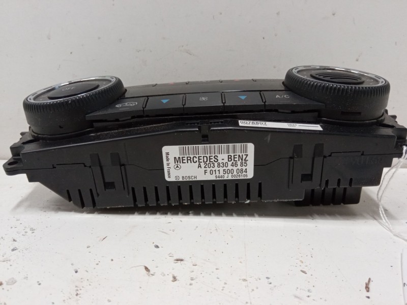Recambio de mando climatizador para mercedes-benz clase c (w203) c 220 cdi (203.008) referencia OEM IAM A2038304685  