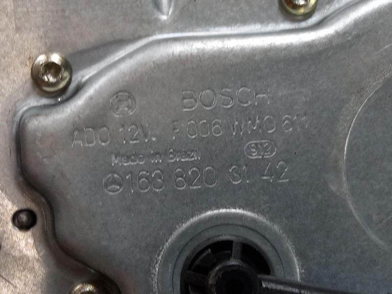 Recambio de motor limpia trasero para mercedes-benz clase m (w163) ml 320 (163.154) referencia OEM IAM 1638203142  