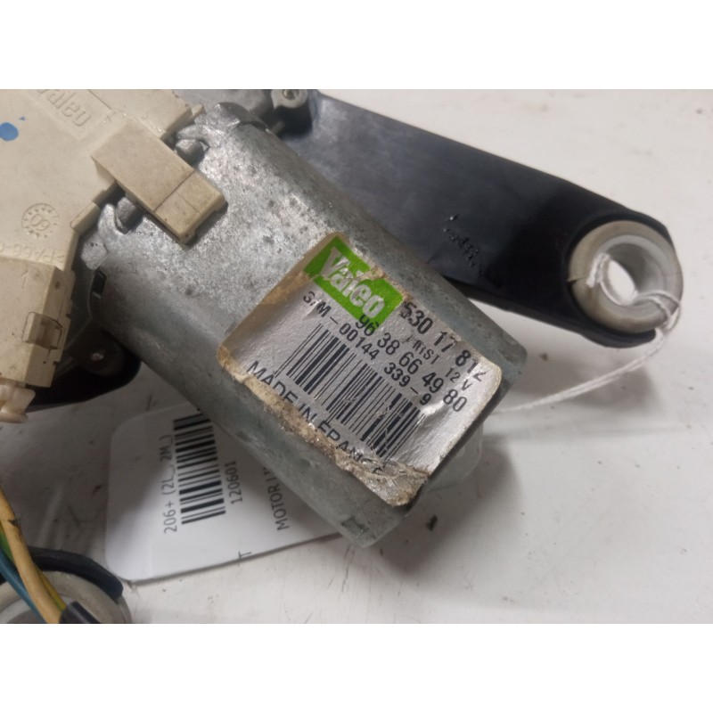 Recambio de motor limpia trasero para peugeot 206+ (2l_, 2m_) 1.4 hdi eco 70 referencia OEM IAM 9638664980  