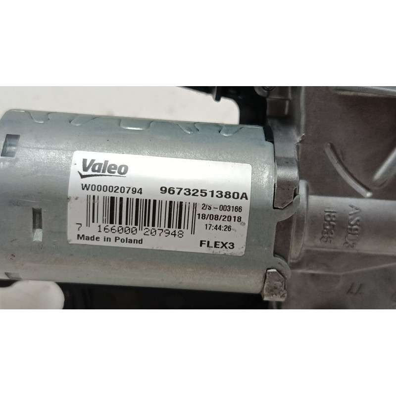 Recambio de motor limpia trasero para peugeot 208 i (ca_, cc_) 1.2 puretech 82 referencia OEM IAM 9673251380A  