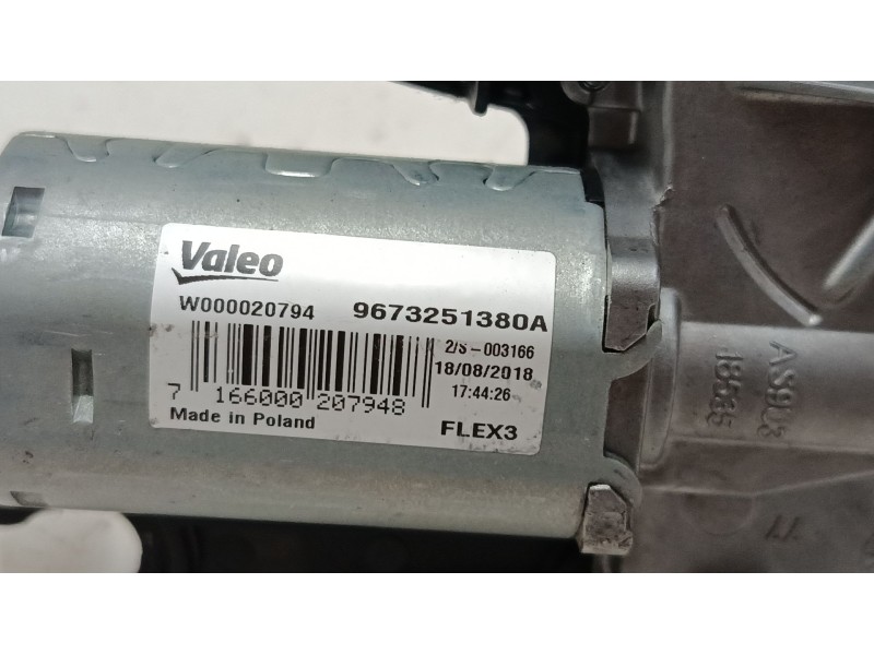 Recambio de motor limpia trasero para peugeot 208 i (ca_, cc_) 1.2 puretech 82 referencia OEM IAM 9673251380A  
