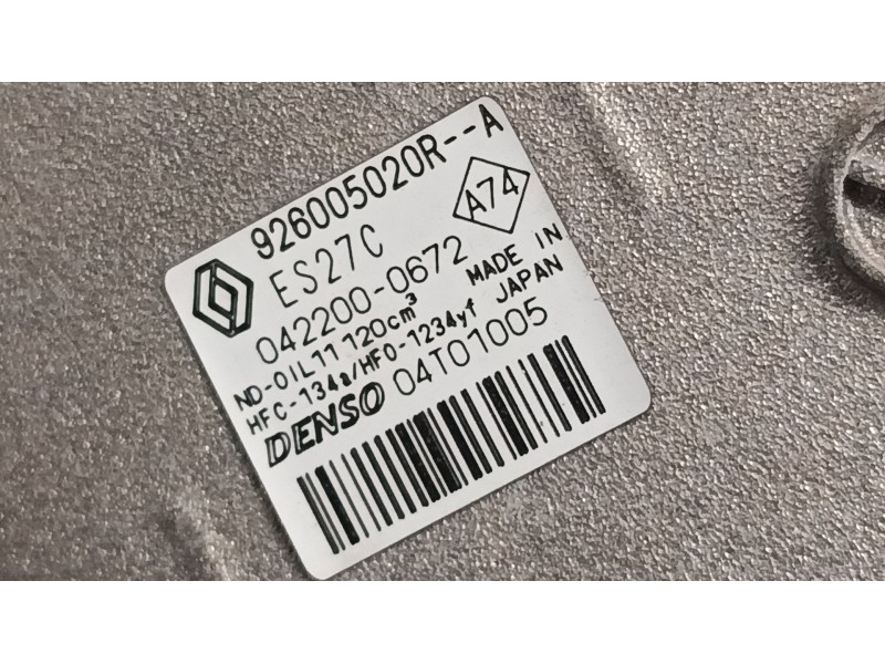 Recambio de compresor a/a para renault kangoo express (fw0/1_) z.e. (fw0z, fw1z) referencia OEM IAM 926005020R  