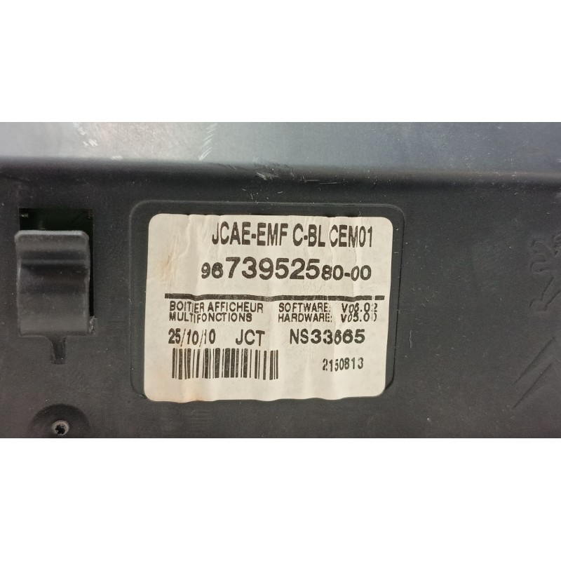 Recambio de pantalla interior reloj para citroën c4 ii (nc_) 1.6 hdi 110 referencia OEM IAM 9673952580  