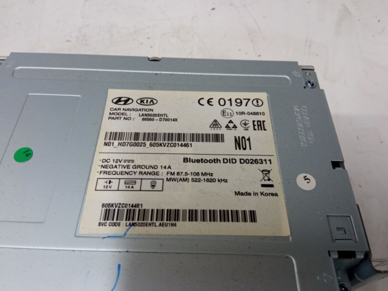 Recambio de pantalla multifuncion para hyundai tucson (tl, tle) 1.7 crdi referencia OEM IAM   
