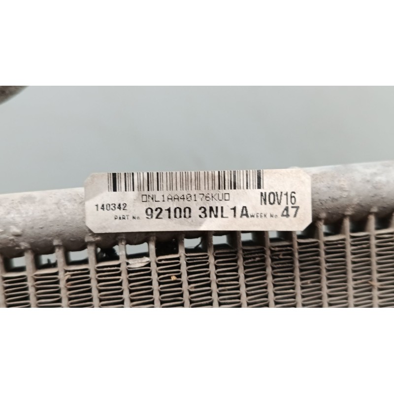 Recambio de radiador a/a /condensador para nissan nv200 furgoneta e-nv (me0n) referencia OEM IAM 921003NL1A  