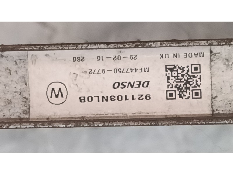 Recambio de radiador a/a /condensador para nissan leaf (ze0) electric referencia OEM IAM 921103NL0B  