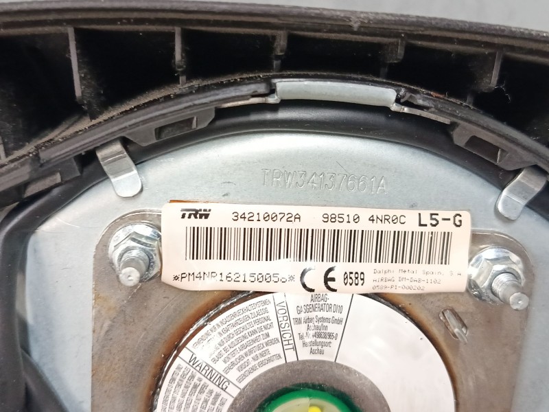 Recambio de airbag volante para nissan leaf (ze0) electric referencia OEM IAM 34210072A  