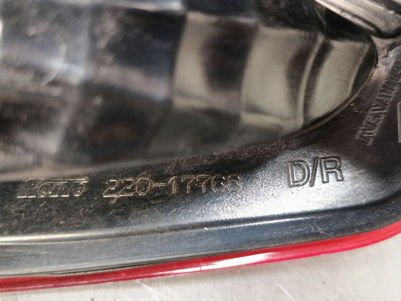 Recambio de piloto trasero derecho para renault kangoo express (fw0/1_) z.e. (fw0z, fw1z) referencia OEM IAM 265506747R  