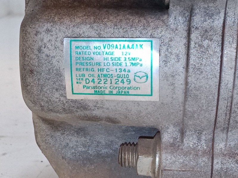 Recambio de compresor a/a para mazda 2 (de_, dh_) 1.3 (de3fs) referencia OEM IAM V09A1AA4AK  