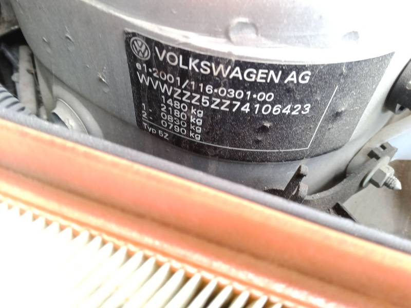 VOLKSWAGEN FOX HATCHBACK (5Z1, 5Z3, 5Z4)
