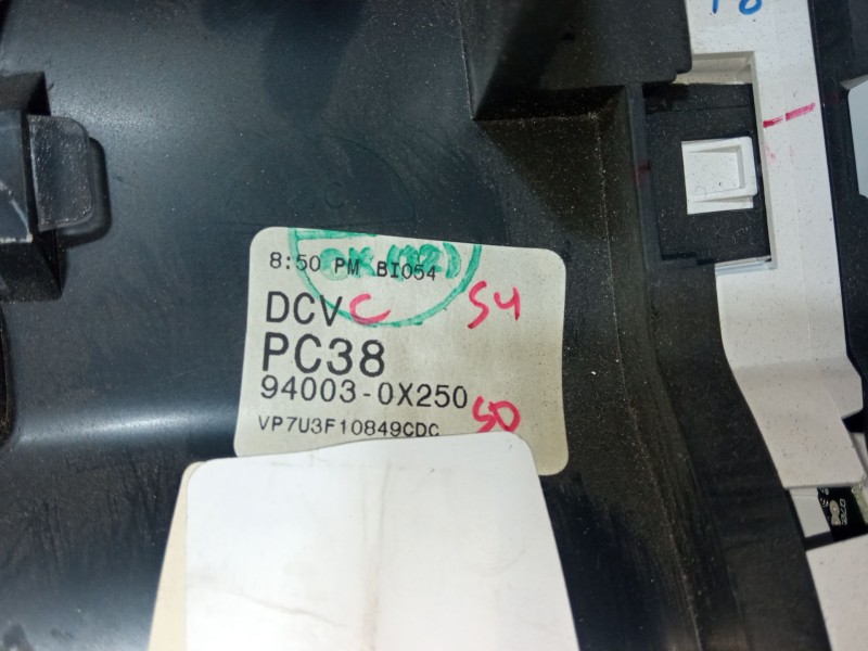 Recambio de cuadro instrumentos para hyundai i10 i (pa) 1.1 referencia OEM IAM VP7U3F10849CDC 94003-0X250 