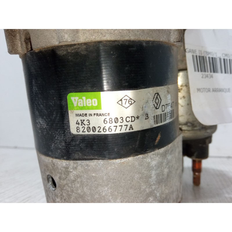 Recambio de motor arranque para renault megane ii (bm0/1_, cm0/1_) 1.6 16v (bm0c, cm0c) referencia OEM IAM 8200266777A  