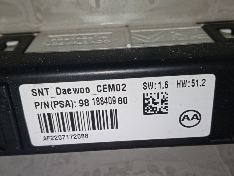 Recambio de luz interior delantera para citroën c3 aircross ii (2r_, 2c_) 1.2 puretech 110 (2rhnzb, 2rhnzw, 2rhnpx, 2rhnpj) refe