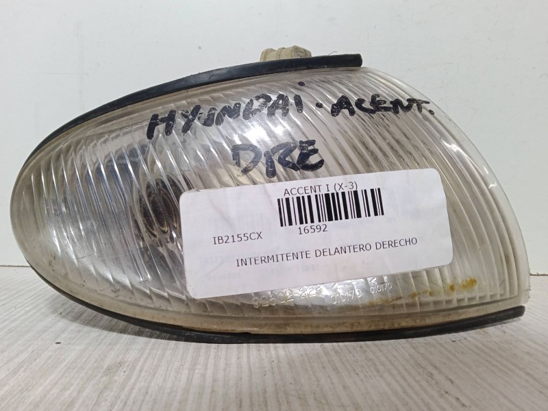 Recambio de intermitente delantero derecho para hyundai accent i (x-3) 1.3 referencia OEM IAM   