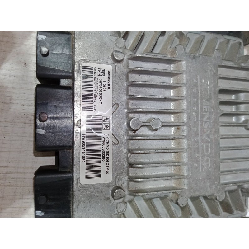 Recambio de centralita motor uce para citroën c3 i (fc_, fn_) 1.4 hdi referencia OEM IAM 5WS40285C-T SW9660300280 