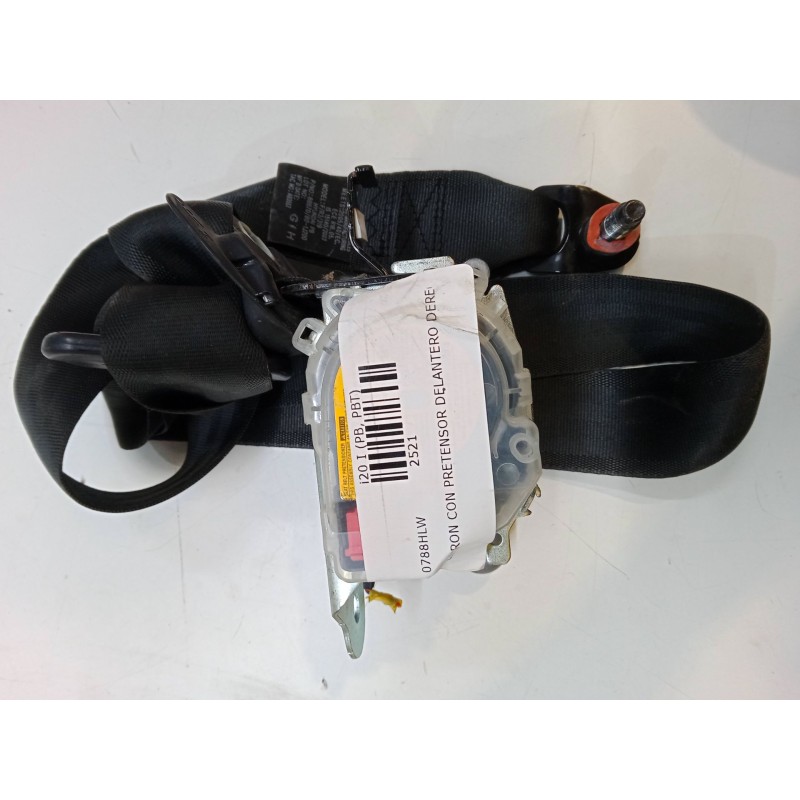 Recambio de cinturon con pretensor delantero derecho para hyundai i20 i (pb, pbt) 1.2 referencia OEM IAM   