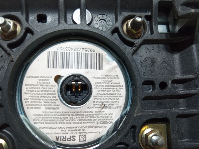 Recambio de airbag volante para peugeot partner monospace (5_, g_) 1.9 d referencia OEM IAM 96454029XT00  