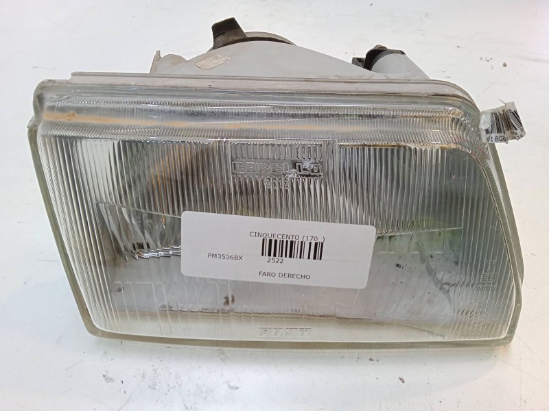 Recambio de faro derecho para fiat cinquecento (170_) 0.7 (170aa) referencia OEM IAM   