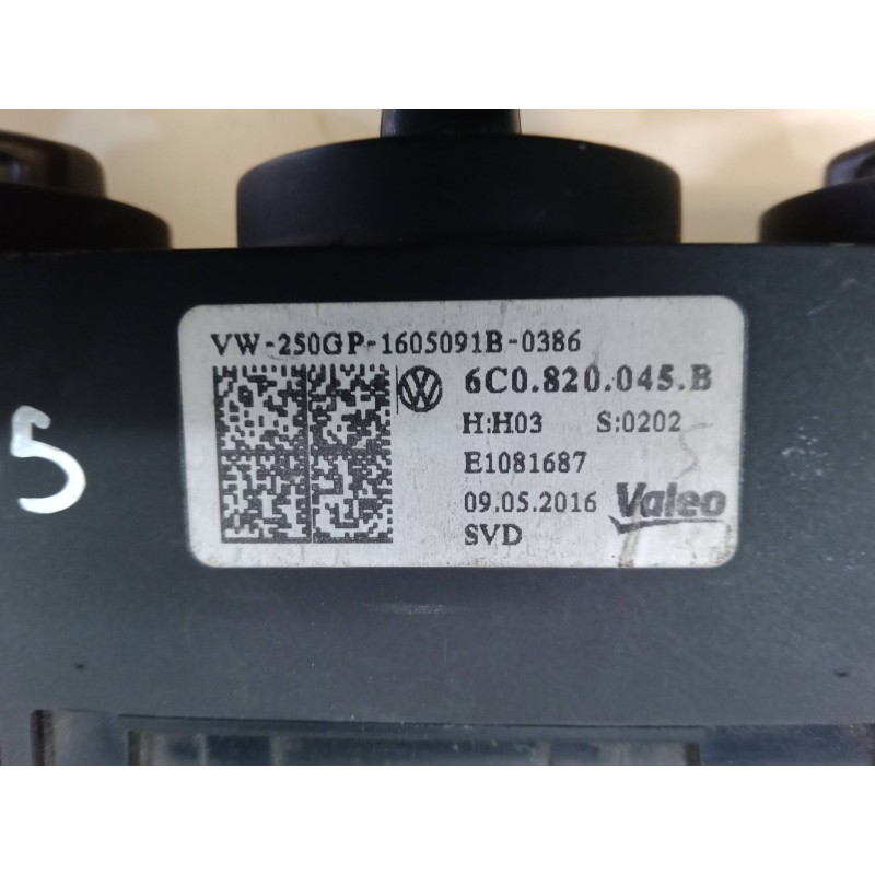 Recambio de mando calefaccion / a/a para volkswagen polo v (6r1, 6c1) 1.0 referencia OEM IAM 6C0820045B  E1081687