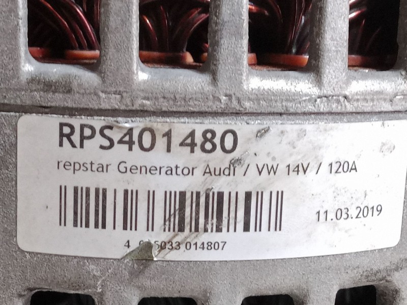 Recambio de alternador para volkswagen passat b5.5 (3b3) 2.0 referencia OEM IAM RPS401480   Recambio de alternador para volkswagen passat b5.5 (3b3) 2.0 referencia OEM IAM RPS401480