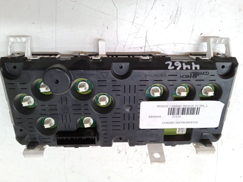 Recambio de cuadro instrumentos para renault modus / grand modus (f/jp0_) 1.5 dci 90 referencia OEM IAM 216744788  