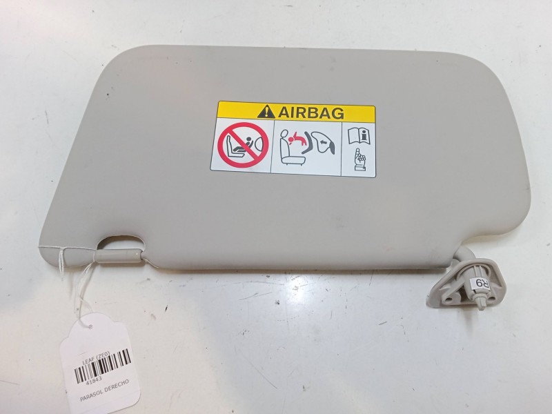 Recambio de parasol derecho para nissan leaf (ze0) electric referencia OEM IAM   