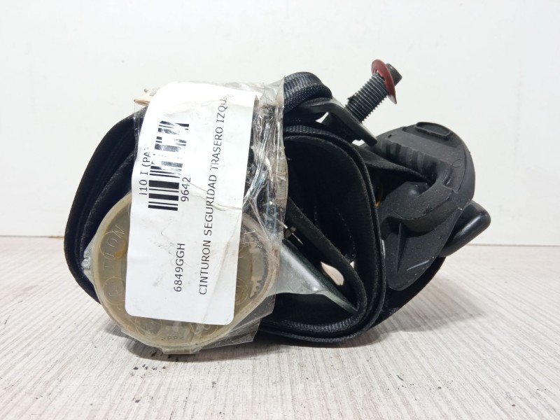 Recambio de cinturon seguridad trasero izquierdo para hyundai i10 i (pa) 1.1 referencia OEM IAM IND3831S3A  