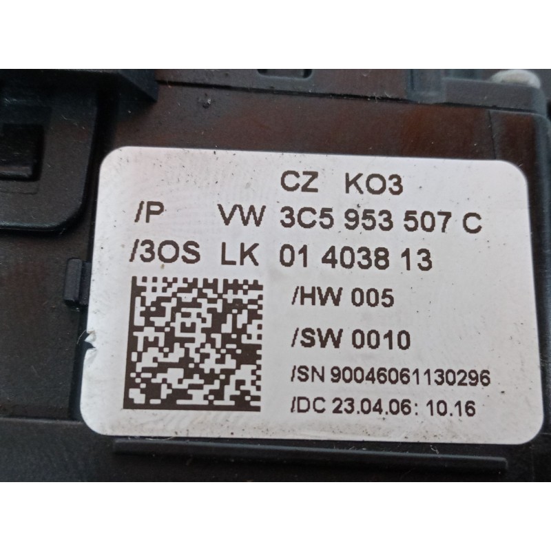 Recambio de mando luces para volkswagen passat b6 (3c2) 2.0 tdi 16v referencia OEM IAM 3C5953C 3C5 953 507 C 3C0 953 549 A