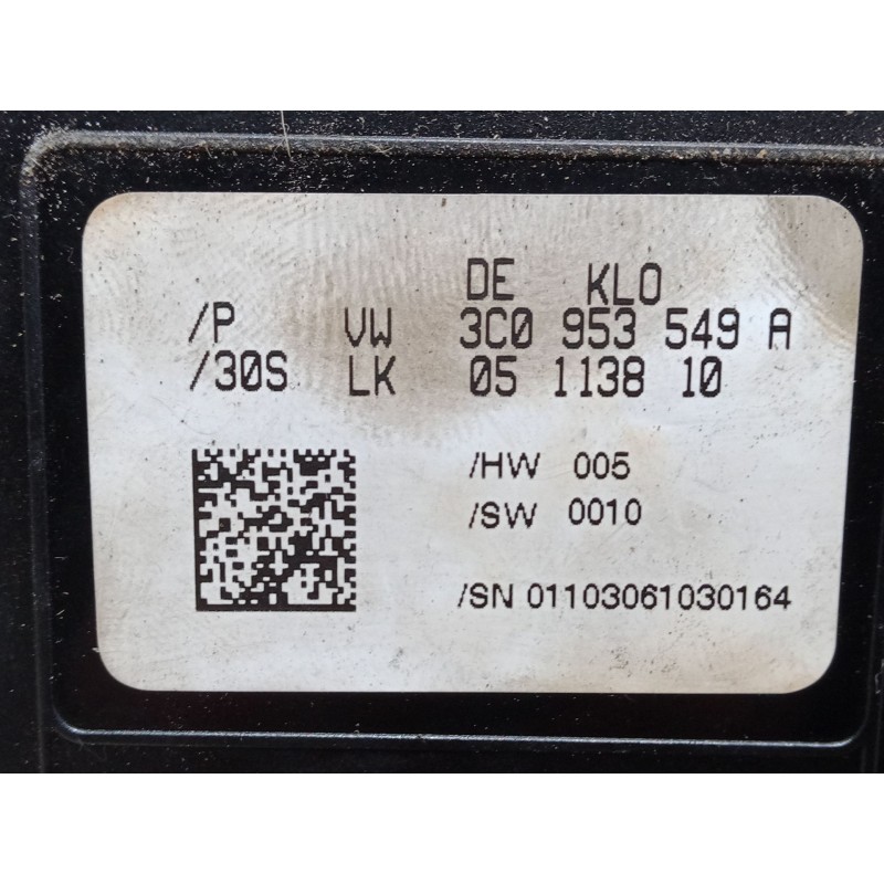 Recambio de mando luces para volkswagen passat b6 (3c2) 2.0 tdi 16v referencia OEM IAM 3C5953C 3C5 953 507 C 3C0 953 549 A