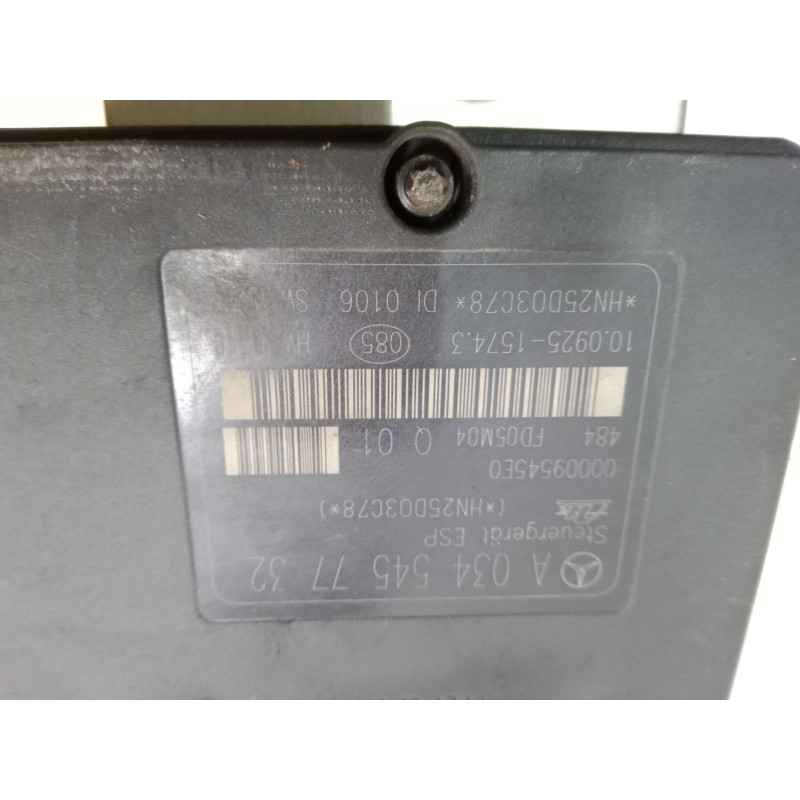 Recambio de abs para mercedes-benz clase c (w203) c 220 cdi (203.008) referencia OEM IAM A0345457732  A0054312912Q01