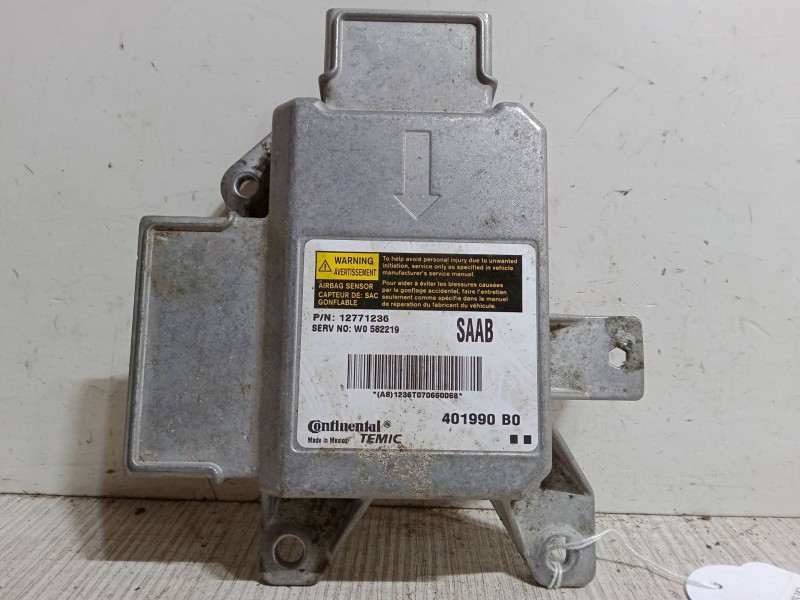 Recambio de centralita airbag para saab 9-3 descapotable (ys3f) 1.9 tid referencia OEM IAM 12771236  
