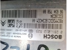 Recambio de centralita motor uce para citroën c3 i (fc_, fn_) 1.4 hdi referencia OEM IAM 0281012529 EDC16C34 9663475880