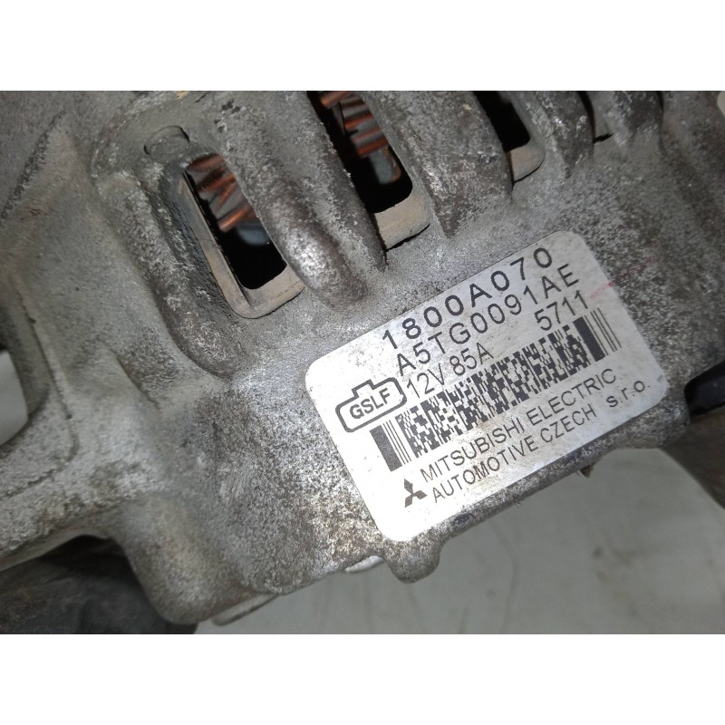 Recambio de alternador para mitsubishi colt vi (z3_a, z2_a) 1.1 (z31a, z32a) referencia OEM IAM 1800A070  A5TG0091AE
