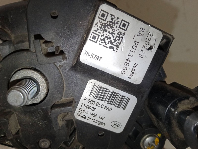 Recambio de alternador para skoda rapid (nh3, nk3, nk6) 1.6 tdi referencia OEM IAM LRA03185  