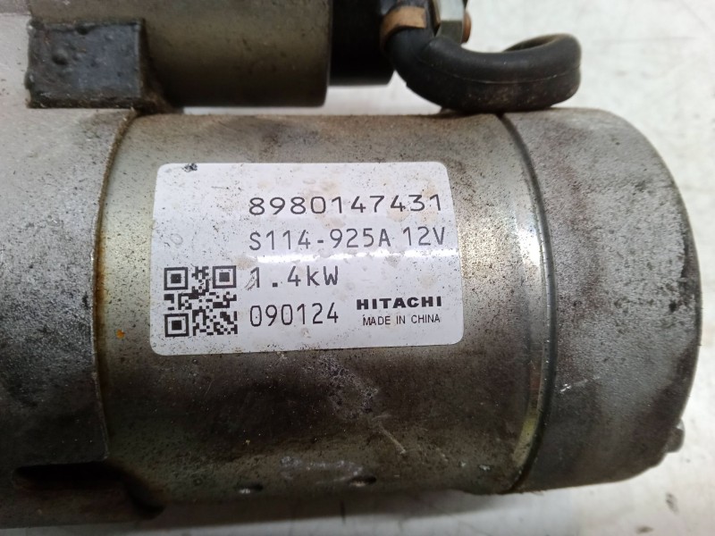 Recambio de motor arranque para opel astra h (a04) 1.7 cdti (l48) referencia OEM IAM S114925A  8980147431