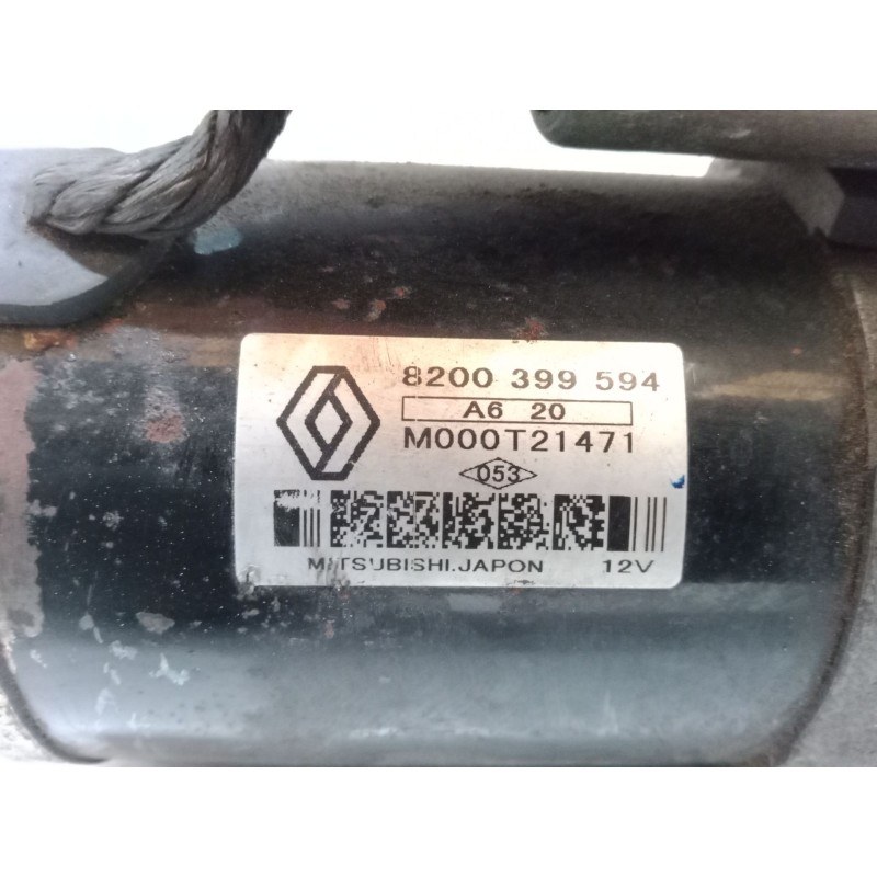 Recambio de motor arranque para renault megane iii grandtour (kz0/1) 1.5 dci (kz1m, kz1w, kz0r) referencia OEM IAM   