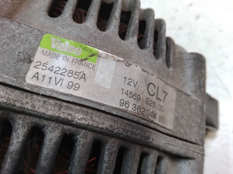 Recambio de alternador para citroën xsara (n1) 2.0 hdi 90 referencia OEM IAM 9636204480 A11VI99 2542285A