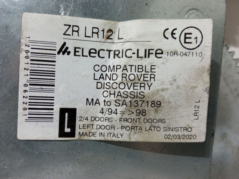 Recambio de elevalunas electrico delantero izquierdo para land rover discovery i (lj) 2.5 tdi 4x4 referencia OEM IAM D2329.05-RA
