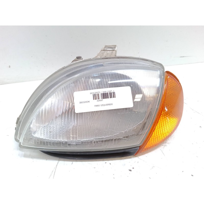 Recambio de faro izquierdo para fiat seicento / 600 (187_) 1.1 (187axb, 187axb1a, 187axc1a02) referencia OEM IAM   