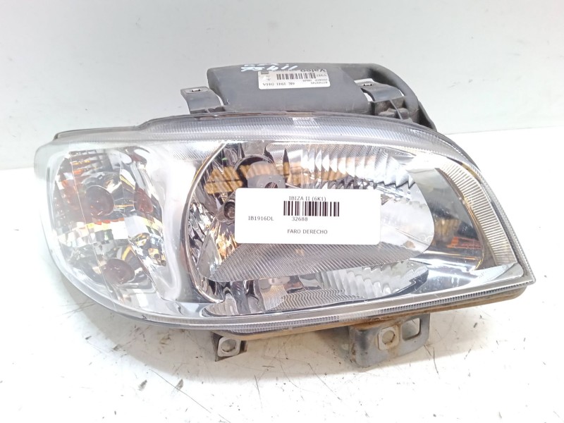 Recambio de faro derecho para seat ibiza ii (6k1) 1.0 i referencia OEM IAM   
