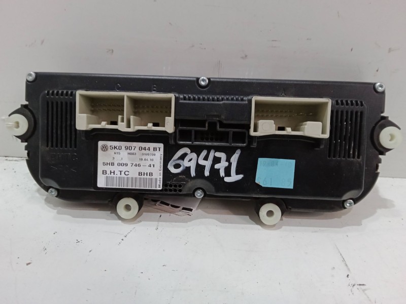 Recambio de mando climatizador para volkswagen golf vi (5k1) 1.6 tdi referencia OEM IAM 5K0907044BT  5HB009746