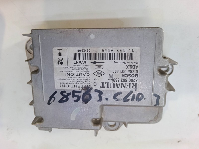 Recambio de centralita airbag para renault clio iii (br0/1, cr0/1) 1.2 16v (br02, br0j, br11, cr02, cr0j, cr11) referencia OEM I