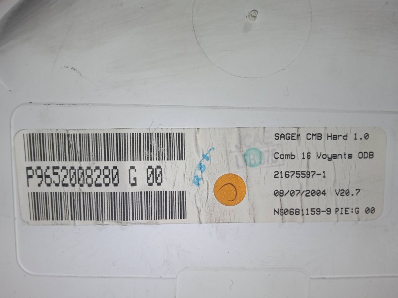 Recambio de cuadro instrumentos para citroën c2 (jm_) 1.1 referencia OEM IAM   